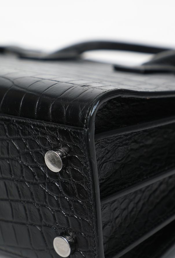 Saint Laurent Embossed Small Sac de Jour - 10
