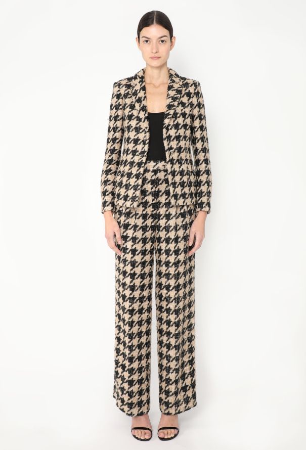 Chanel Iconic F/W 2019 Houndstooth Tweed Suit - 4
