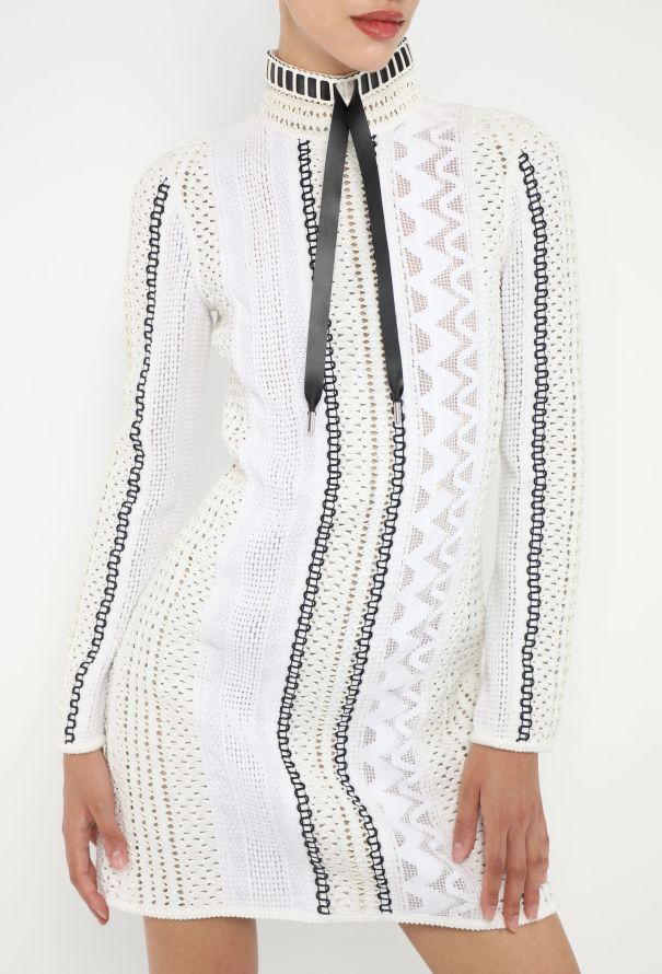 Louis Vuitton S/S 2015 Woven Eyelet Dress - 4 Louis Vuitton S/S 2015 Woven Eyelet Dress - 4