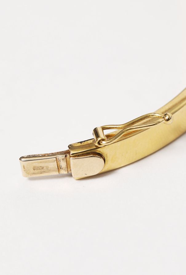 Modern Fine Jewelry 18k Yellow Gold Bangle Bracelet - 8 Modern Fine Jewelry 18k Yellow Gold Bangle Bracelet - 8