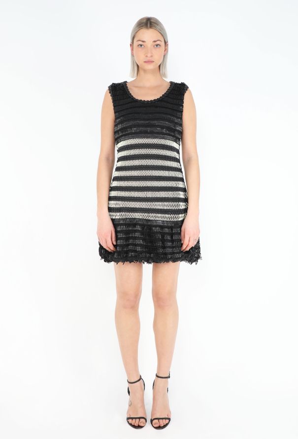 Chanel COLLECTOR S/S 1994 Vinyl Crochet Dress - 1