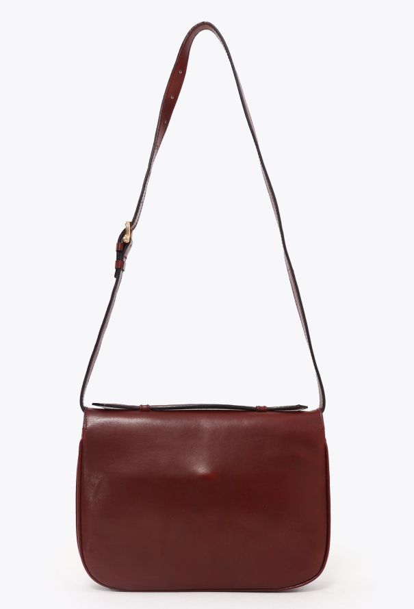 Céline Vintage Calèche Bag Burgundy - 5 Céline Vintage Calèche Bag Burgundy - 5