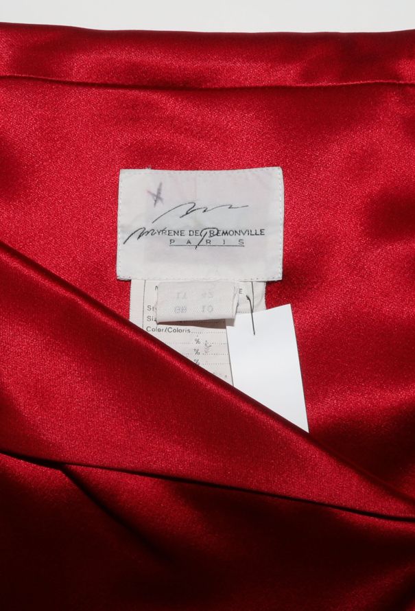 Myrene De Premonville '90s Cowl Slit Gown - 6