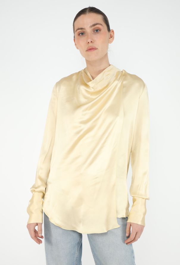 Céline S/S 2013 Charmeuse Lavallière Blouse - 3