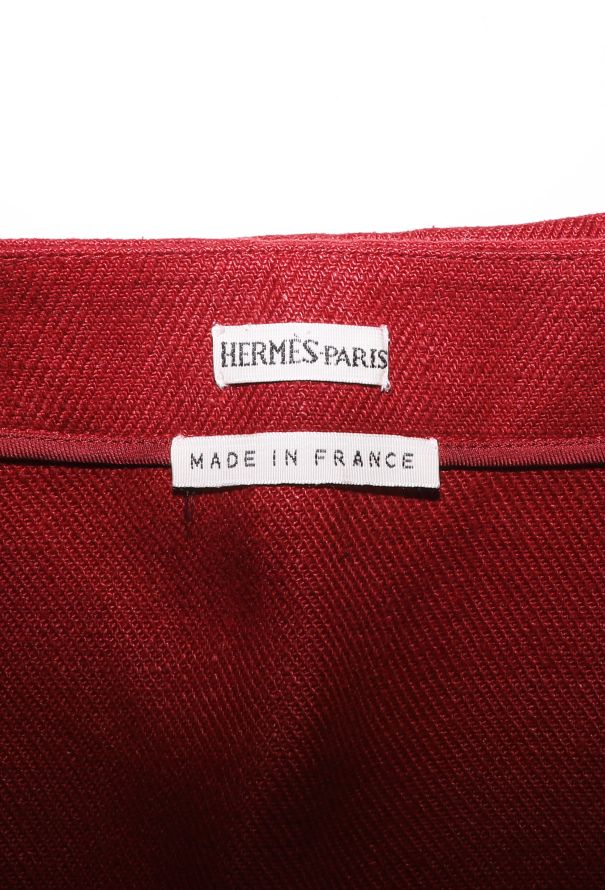 Hermès Margiela 1999 Drawstring Linen Skirt - 6