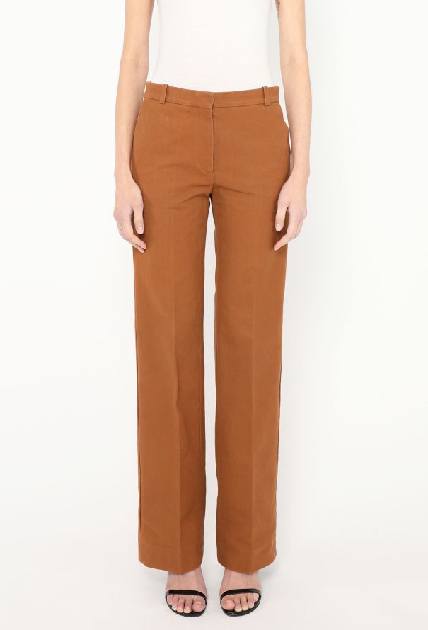 Céline Classic Flared Cotton Trousers - 3 Céline Classic Flared Cotton Trousers - 3