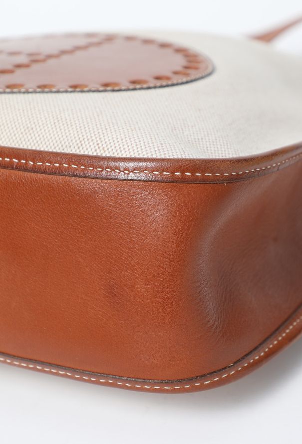 Hermès Vintage Barenia & Toile H Évelyne 33 - 9