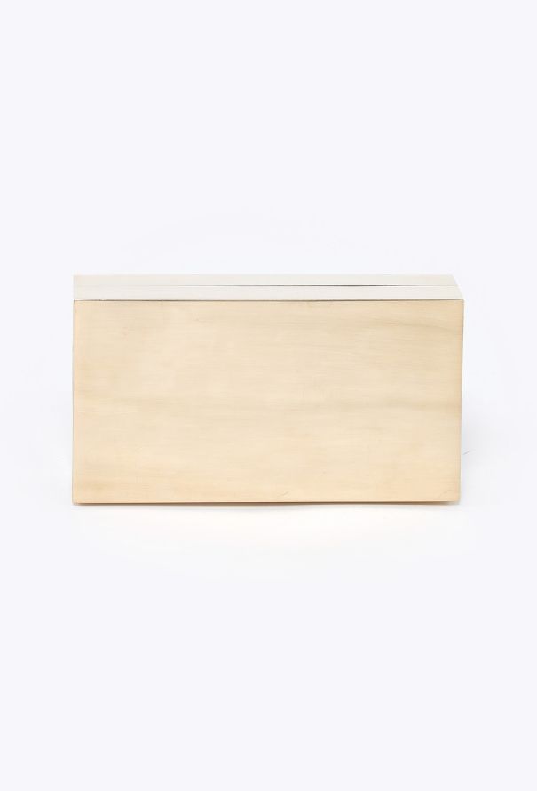 Calvin Klein Vintage Metal Box Clutch - 1