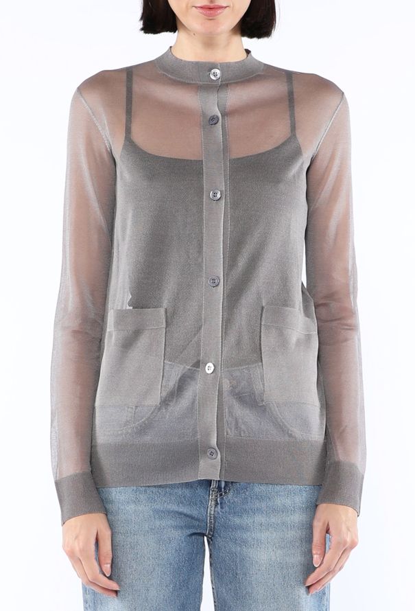 Saint Laurent Silk Knit Cardigan, 2024 - 2