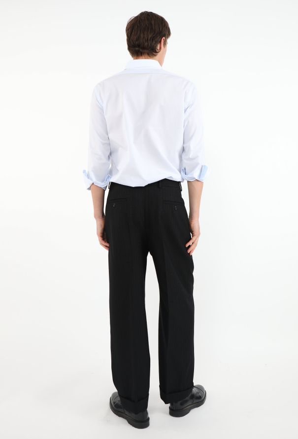 Saint Laurent F/W 2024 Pinstripe Trousers - 4