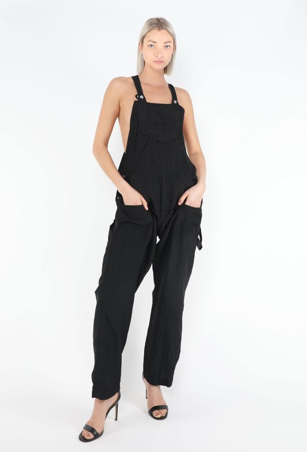 Balenciaga 2003 Silk Utility Overalls - 1