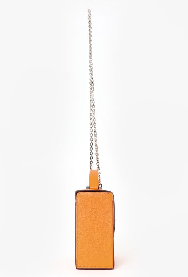 Hermès Abricot Chèvre Mysore Cinhetic Bag - 4