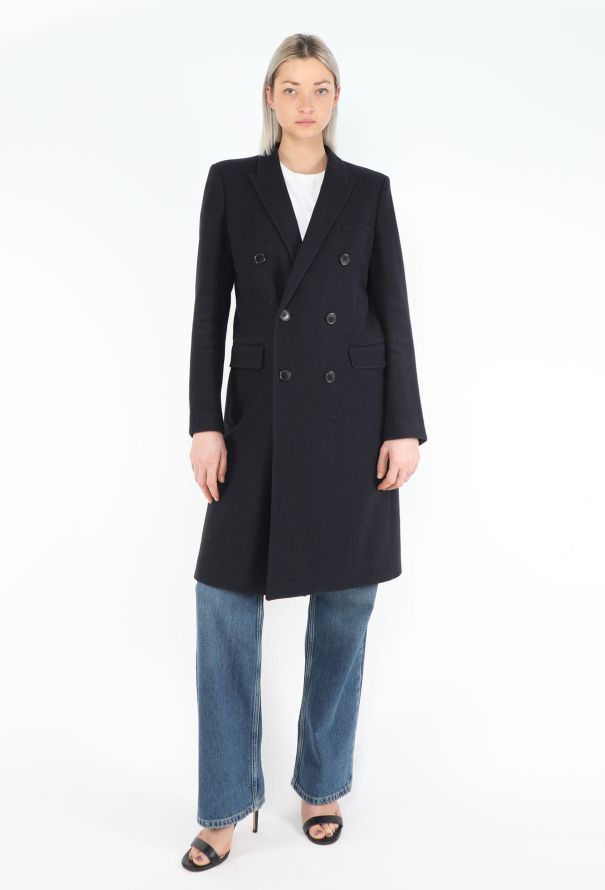 Saint Laurent S/S 2013 Double-Breasted Coat - 5