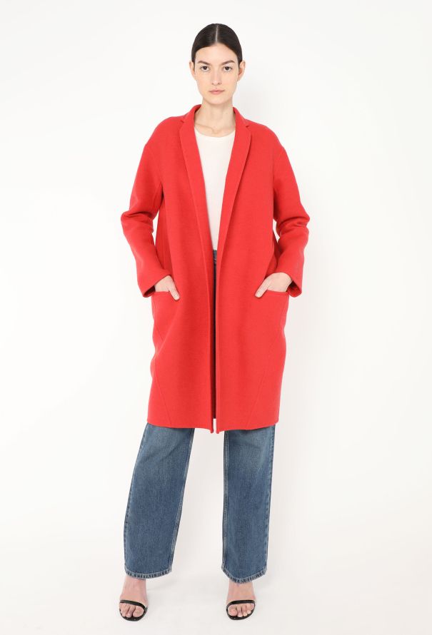 Céline Classic Notched Cocoon Coat - 5
