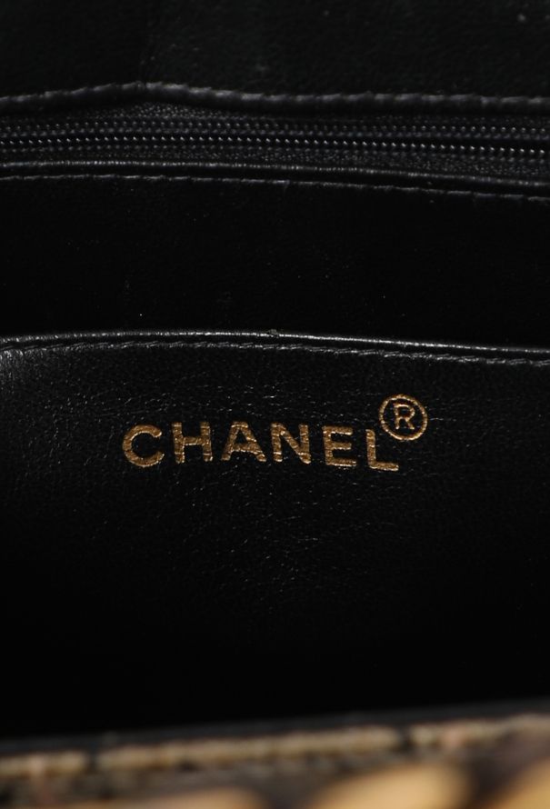 Chanel Patent Tweed-Pattern Tote, F/W 1995 - 13