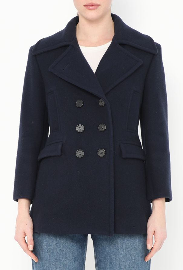 Céline 2010 Felted Wool Peacoat - 1