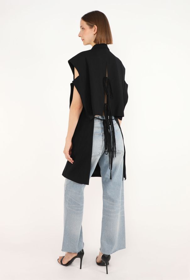 Yohji Yamamoto Tie-Up Cutaway Vest, 1994 - 3