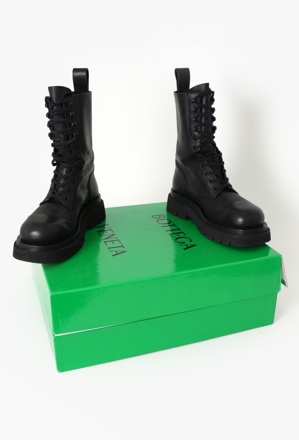 Bottega Veneta F/W 2022 Lace-Up Lug Boots - 7