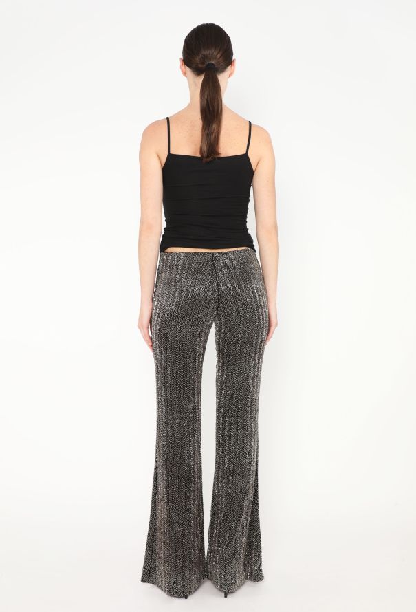 Lanvin F/W 2000 Flared Beaded Trousers - 5