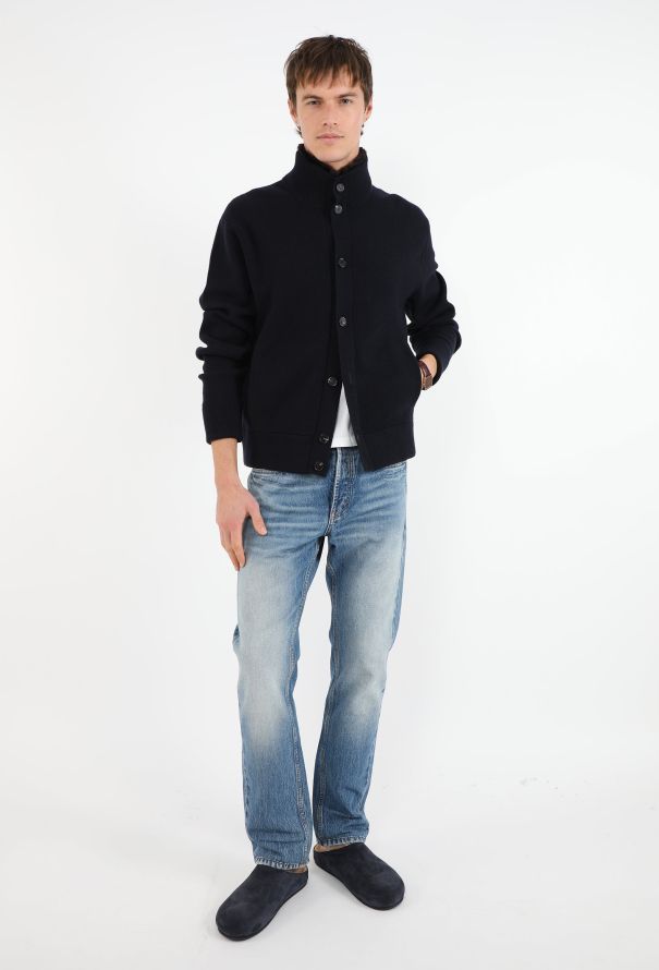 Loro Piana Cashmere Castarino Fur Cardigan - 2