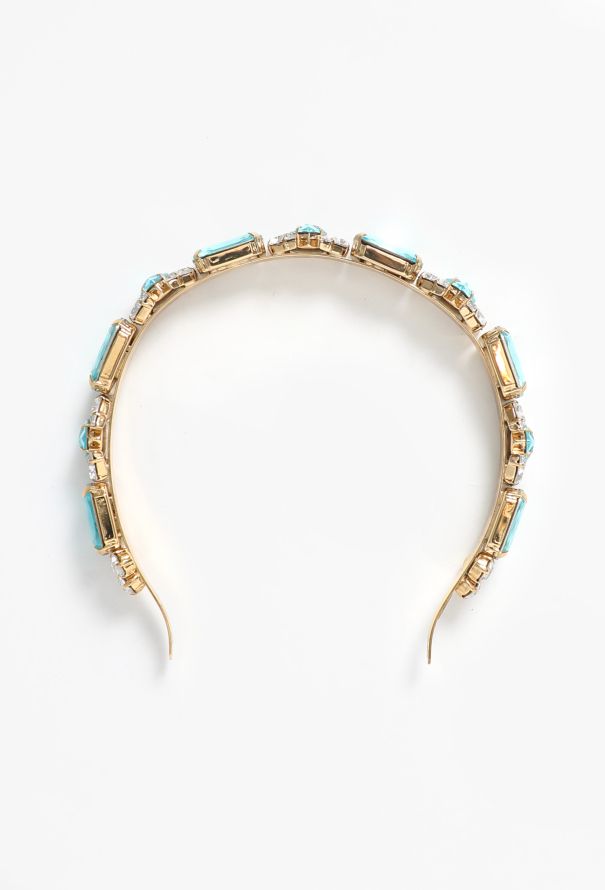 Dolce & Gabbana Aquamarine Crystal Headband - 2