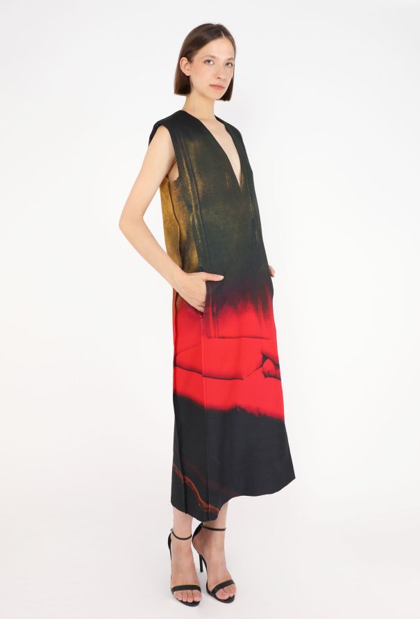 Jil Sander Abstract Midi Dress, S/S 2025 - 5