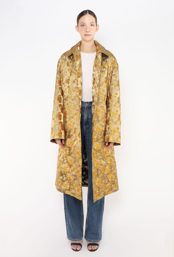 Dries Van Noten F/W 2023 Floral Brocade Coat - 1