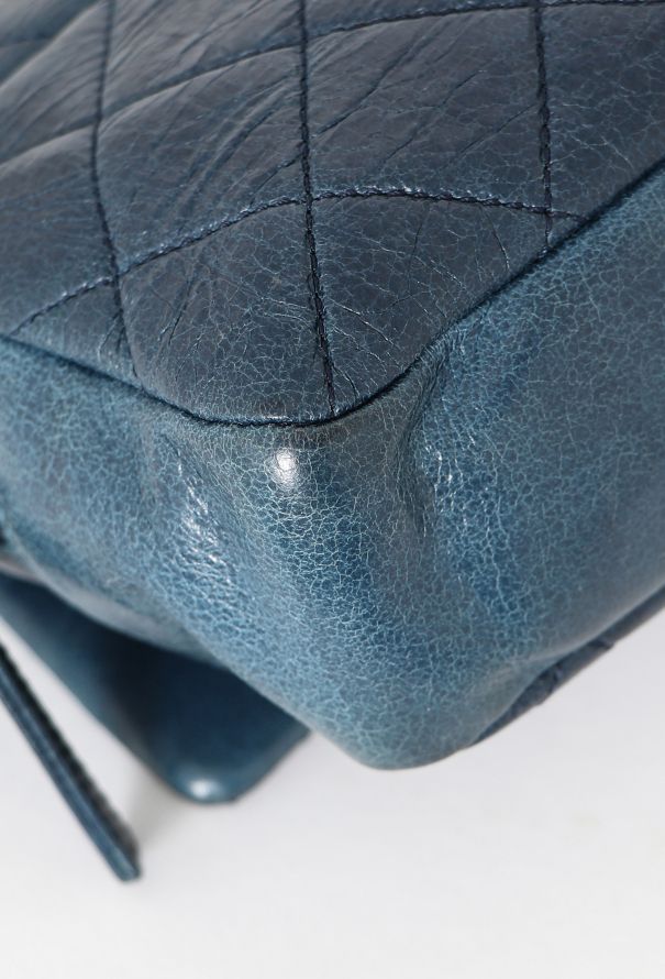 Chanel Blue Portobello Flap Bag - 11 Chanel Blue Portobello Flap Bag - 11