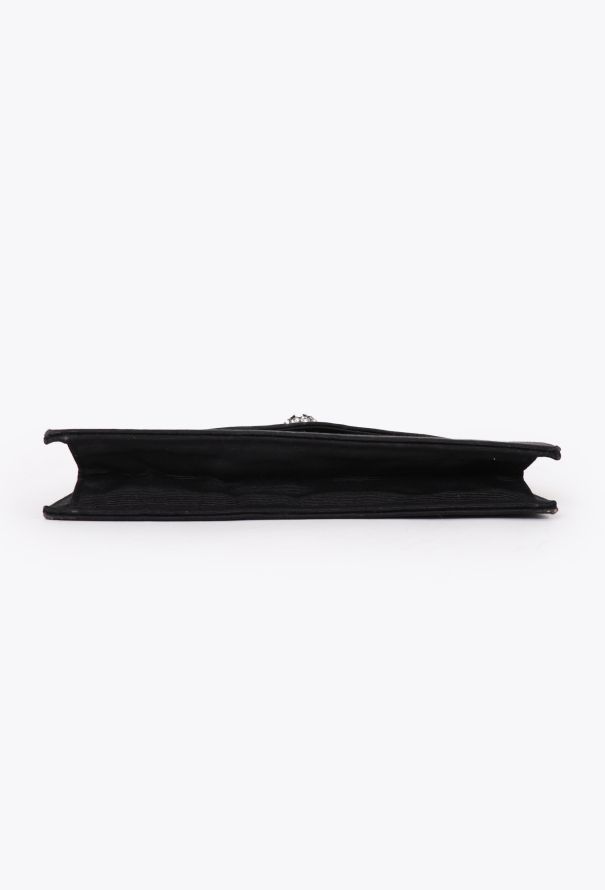 Saint Laurent '80s Black Couture Clutch - 7