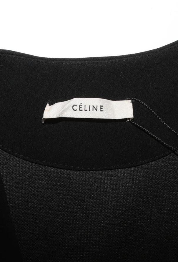 Céline Leather Trim Tunic Dress - 5