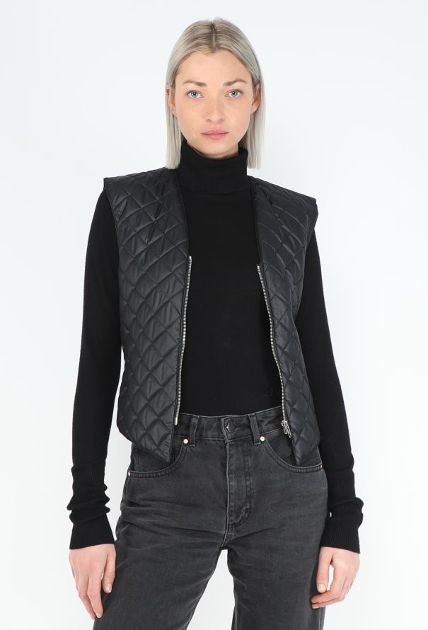 Helmut Lang Early '90s Quilted Open-Back Vest - 3