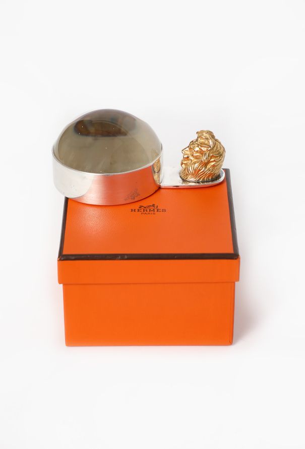 Hermès Lion Head Magnifying Glass, 1960s - 9