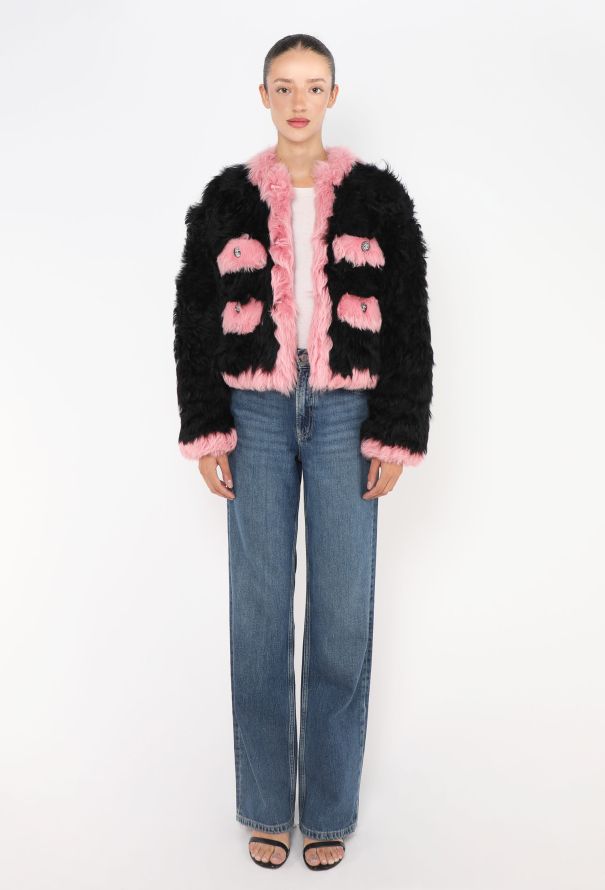 Chanel F/W 2021 Shearling 'CC' Jacket - 3
