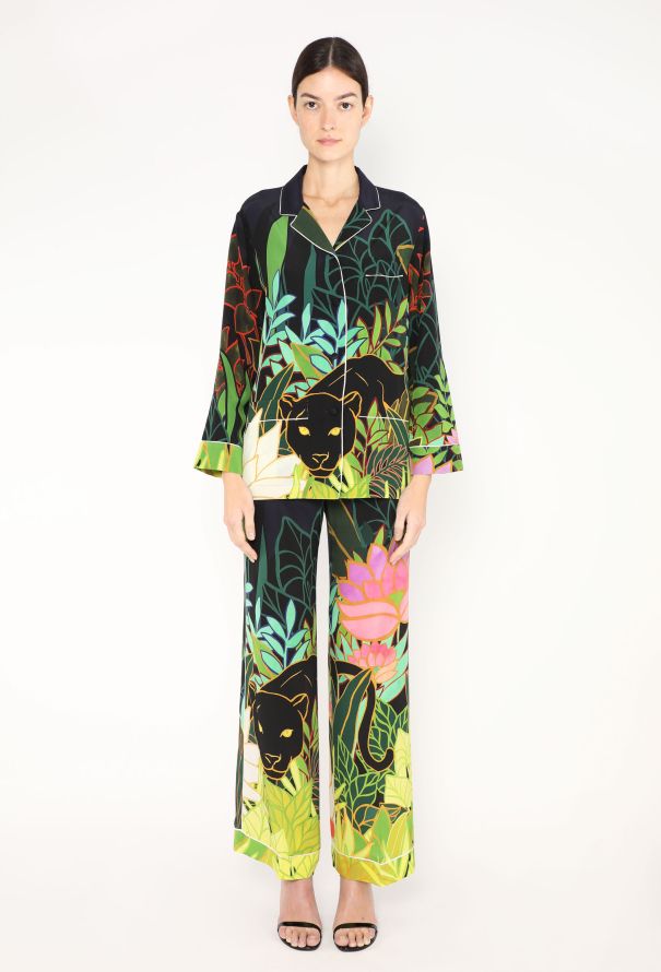 Valentino S/S 2020 Jungle Pajama Ensemble - 1