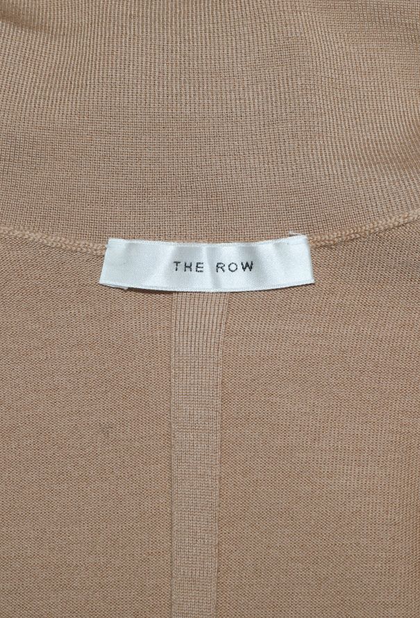 The Row 2022 Piita Turtleneck Vest Top Camel - 5