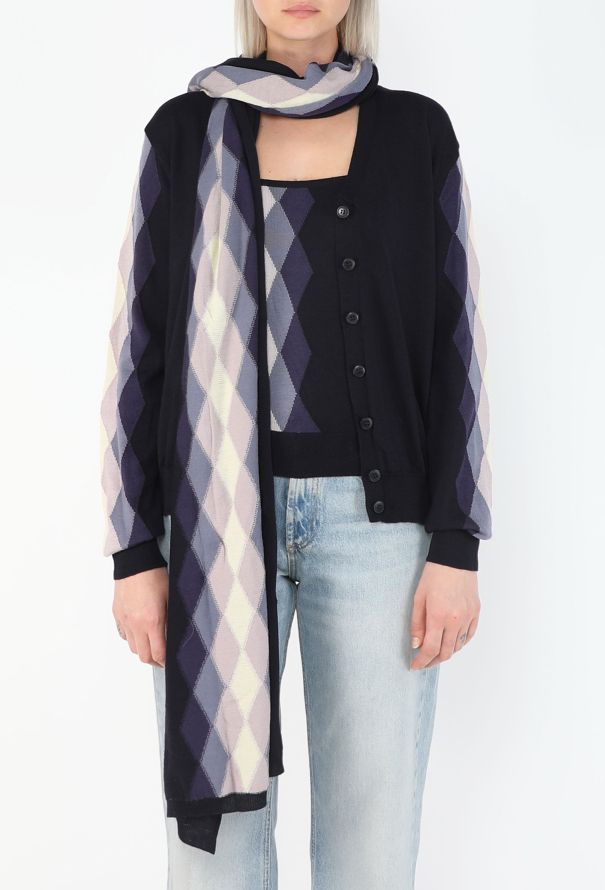 Chloé 3-Piece Argyle Ensemble, Fall 2000 - 5