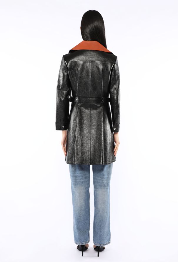Louis Vuitton Leather Trench Coat, F/W 2014 - 7