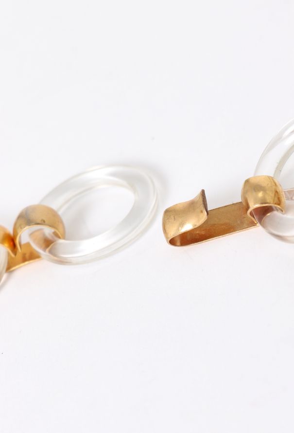Saint Laurent Couture '70s Lucite Chainlink Belt - 4 Saint Laurent Couture '70s Lucite Chainlink Belt - 4