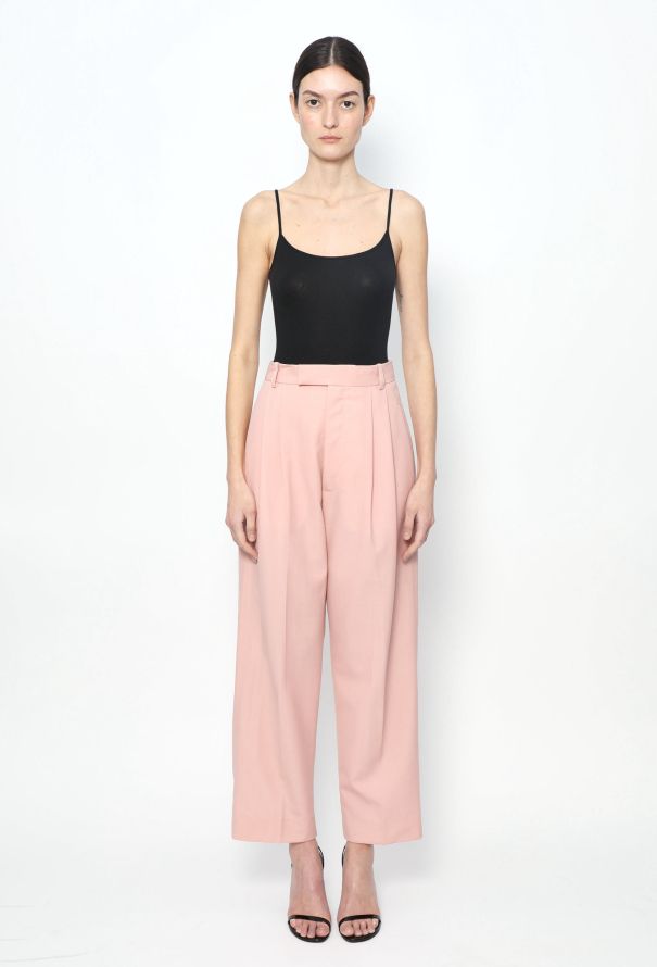 2018 Pleated Crêpe Trousers