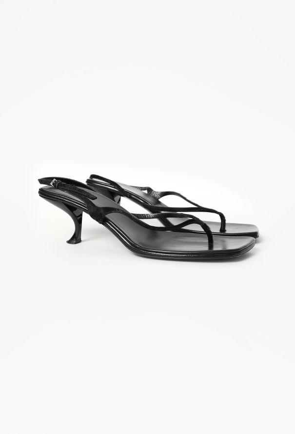 The Row S/S 2021 Constance Pony Hair Sandals - 4