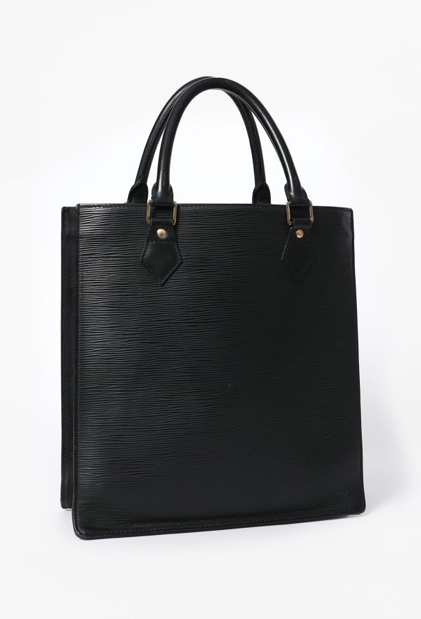 Louis Vuitton Vintage Black Epi Sac Plat - 2