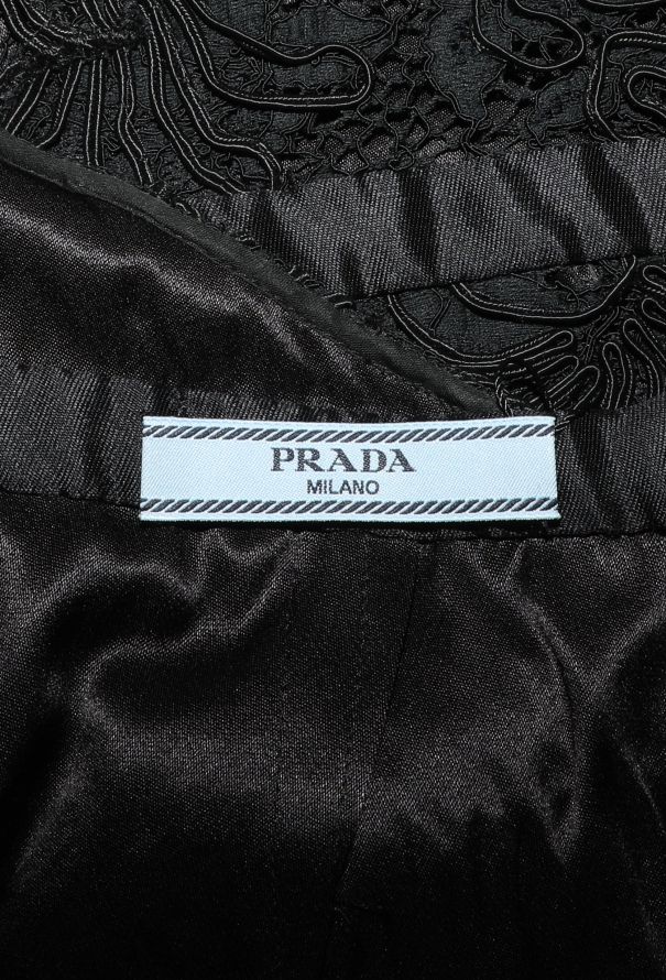 Prada Guipure Open-Back Gown - 6