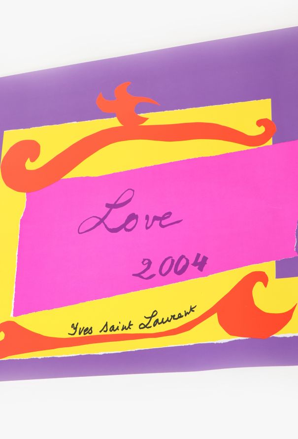 Saint Laurent Original Love Poster, 2004 - 2 Saint Laurent Original Love Poster, 2004 - 2