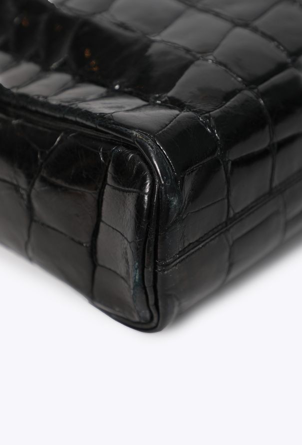 Chanel Alligator Maxi Camera Bag, 1990s - 9