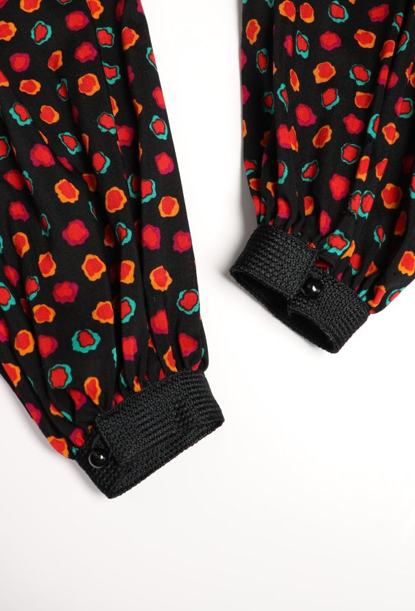 Saint Laurent 1976 Russian Velvet Smock Dress - 6 Saint Laurent 1976 Russian Velvet Smock Dress - 6