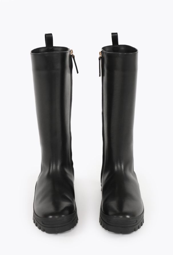 The Row 2023 Calfskin Greta Moto Boots - 2
