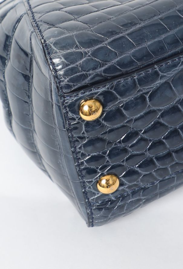 Fendi S/S 2022 Small Niloticus Peekaboo Bag - 12