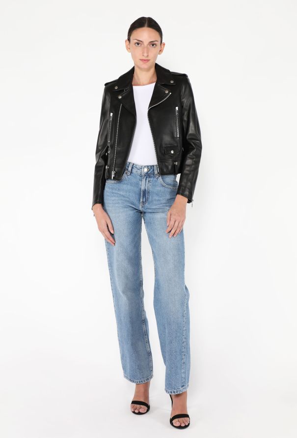 Saint Laurent 2021 Leather Biker Jacket - 3