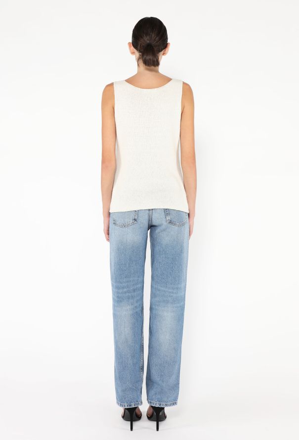 The Row 2024 Favana Silk Knit Tank Top - 4