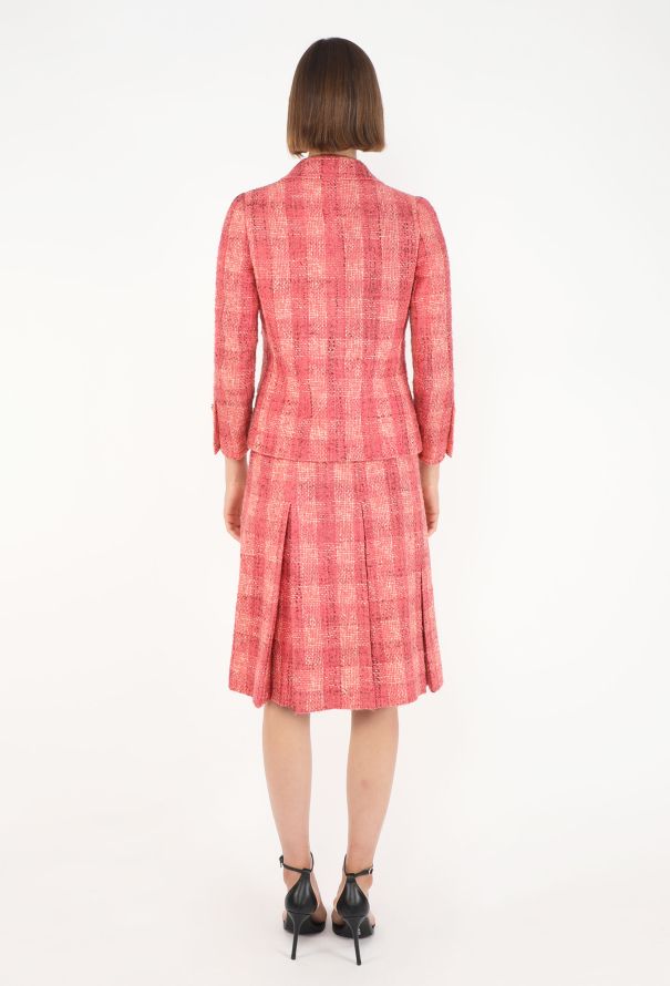 Chanel HAUTE COUTURE S/S 1976 Pleated Tweed Ensemble - 10